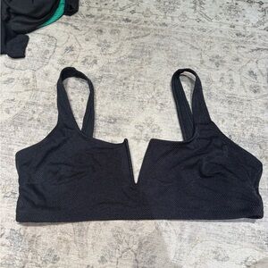 aerie Black bikini top